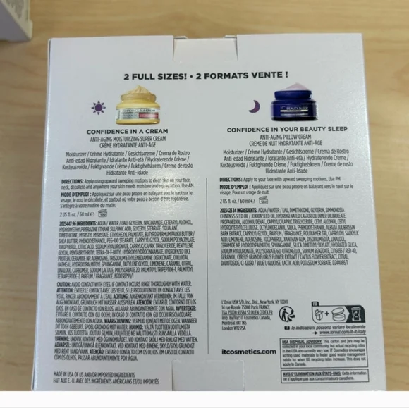 NIB It Cosmetics Confidence in Your Beauty Sleep Night Cream & day cream duo - Picture 3 of 6